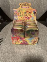 Pokemon 151 TCG Mini Tin Display Box 10 Mini Tins