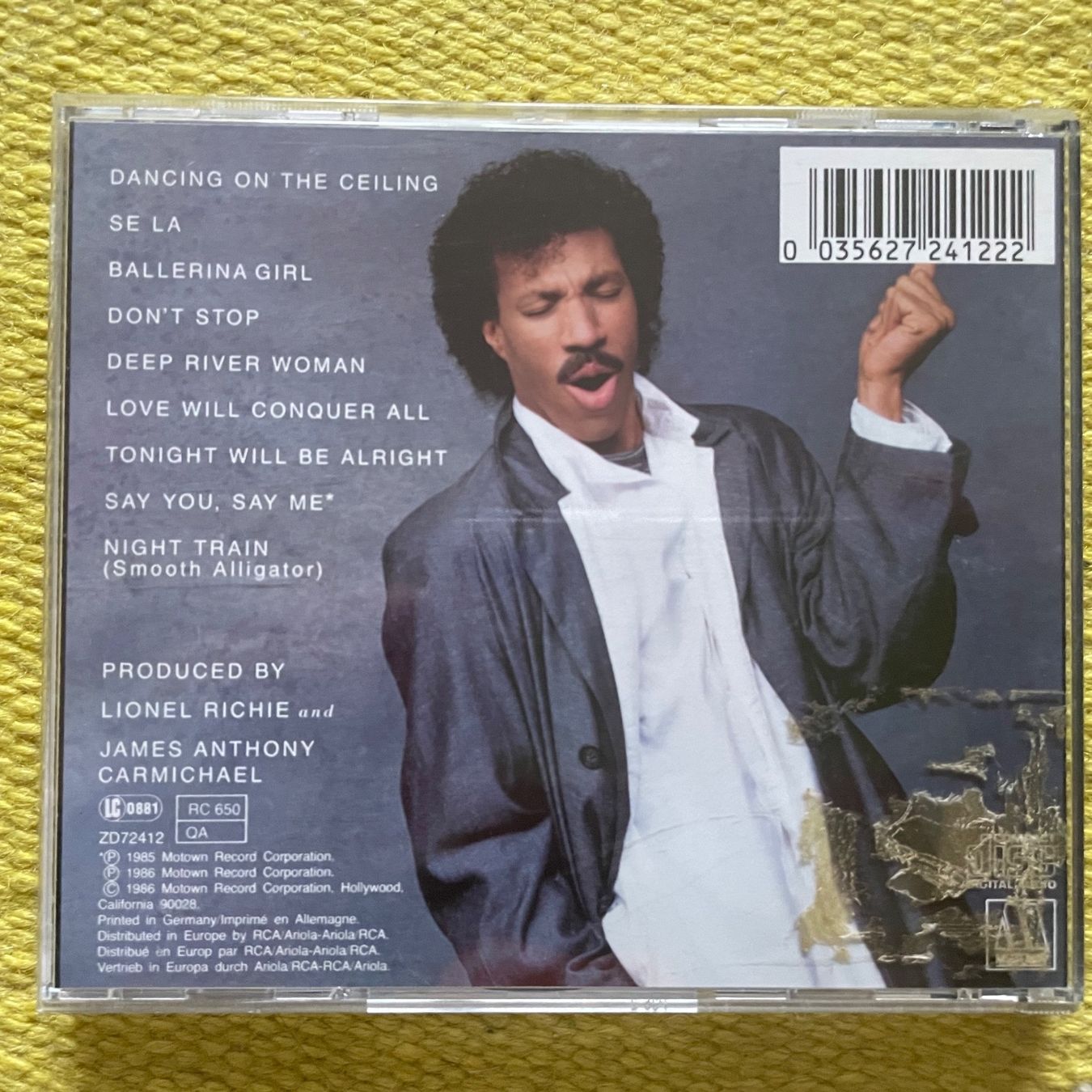 CD: LIONEL RICHIE-DANCING ON THE CEILING – Usato da Rorschacherberg venduto da CD-Roli 1