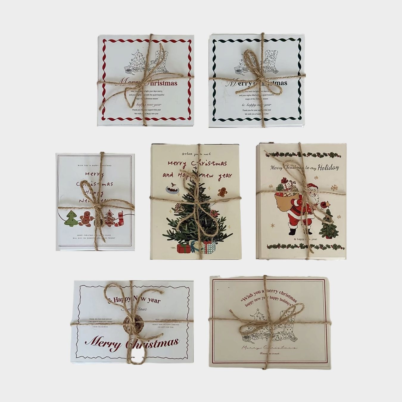 Cartes: Weihnachtskarten – verschiedene Designs – Neuf (Voir description) à Basel par World_Art_museum