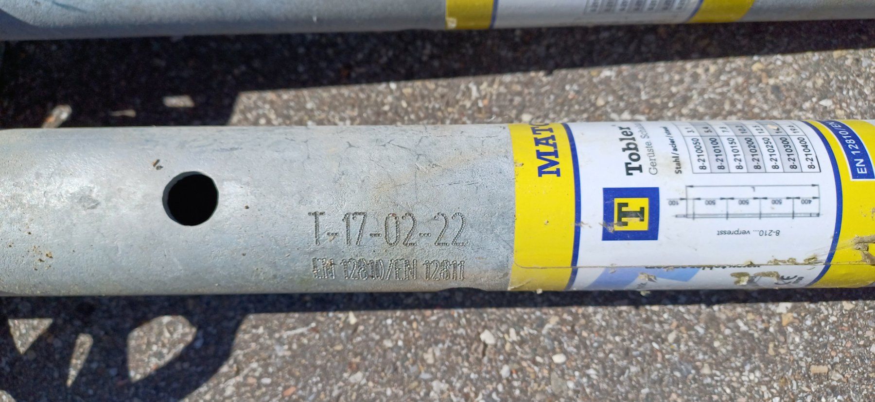 Gerüste: Tobler MATO 8 Pfosten 8 Stk – Neu (gemäss Beschreibung) aus Au TG von aatec_105 2