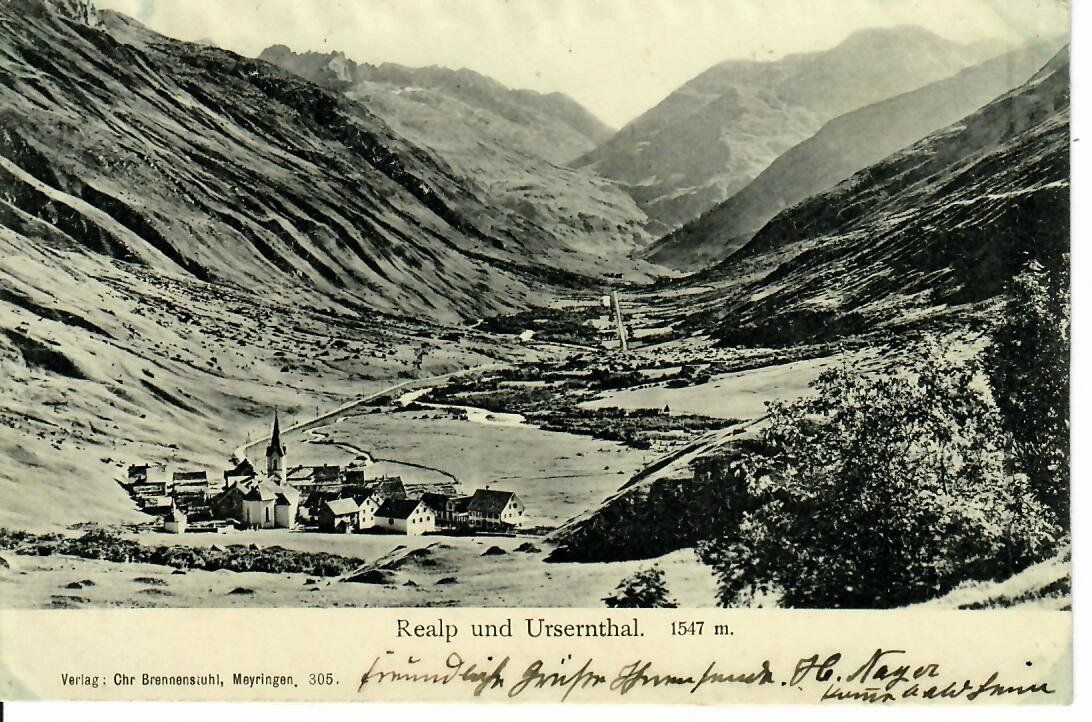 Cartes postales: Realp und Ursernthal – D'occasion à Hochdorf par Ziegel-16