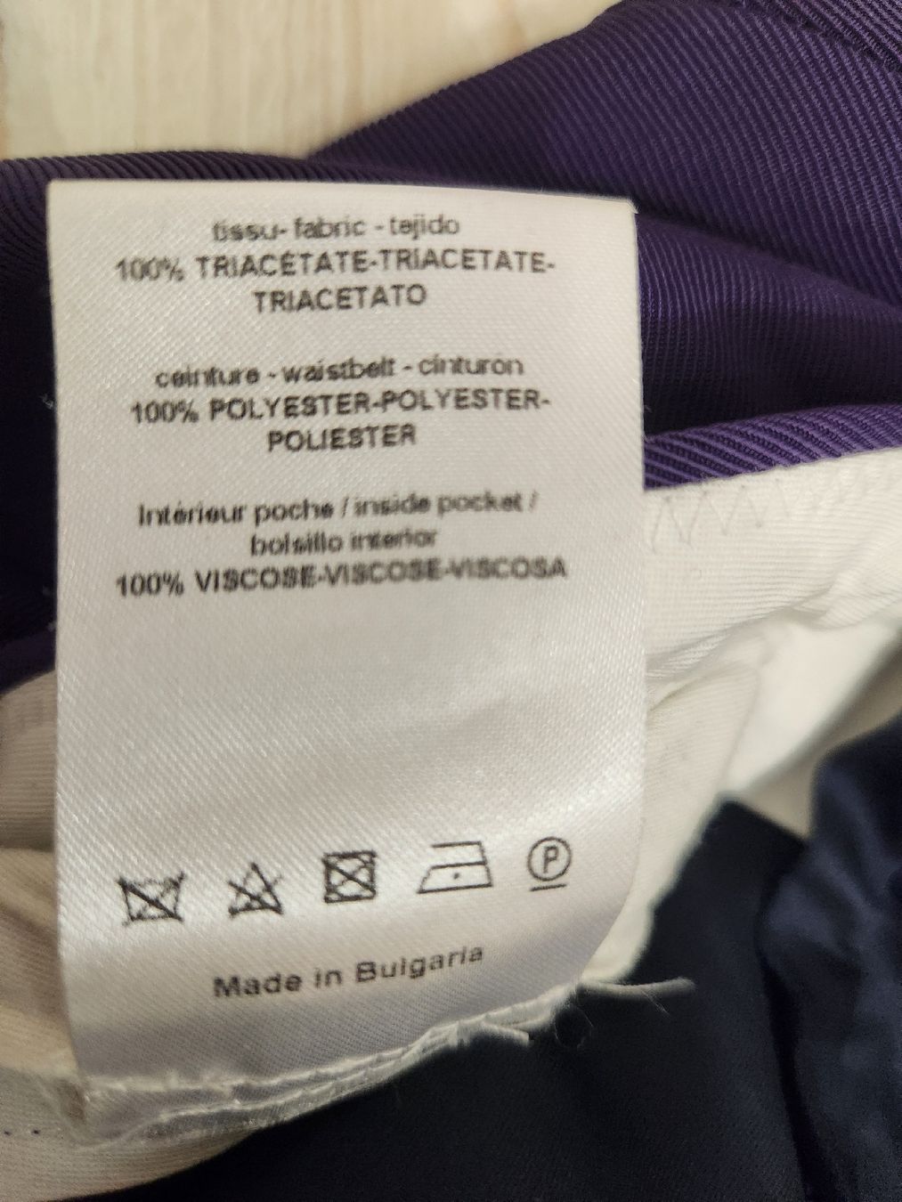 Sandro Hosen: Pantalon Sandro taille 36/38  violet 100% triacetate – Gebraucht aus Niedergösgen von Eva2410 4
