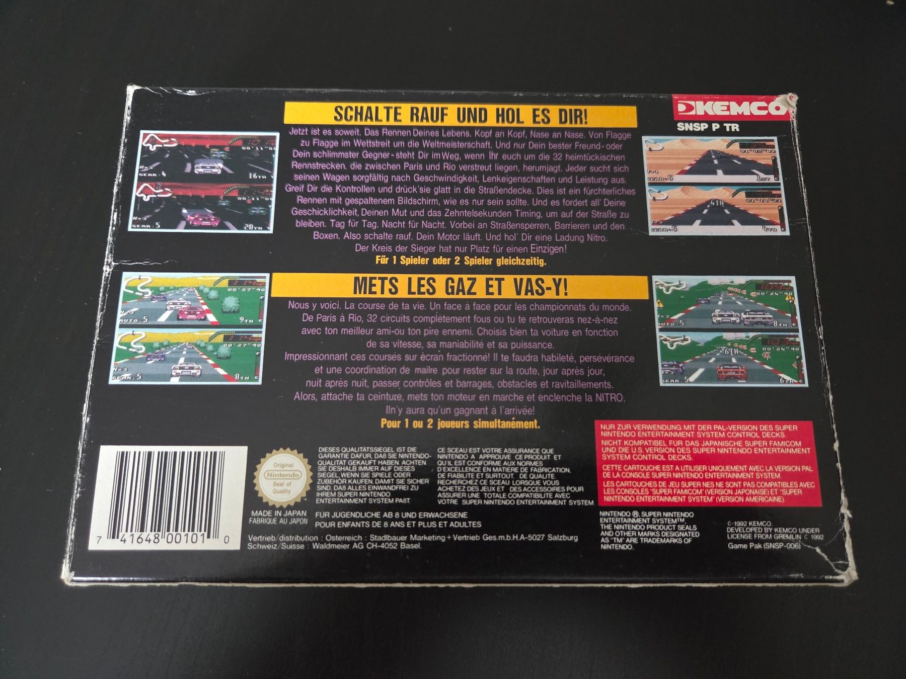 Nintendo Spiele: SNES - Top Gear mit OVP – Gebraucht aus Vilters von oOLinkOo 1