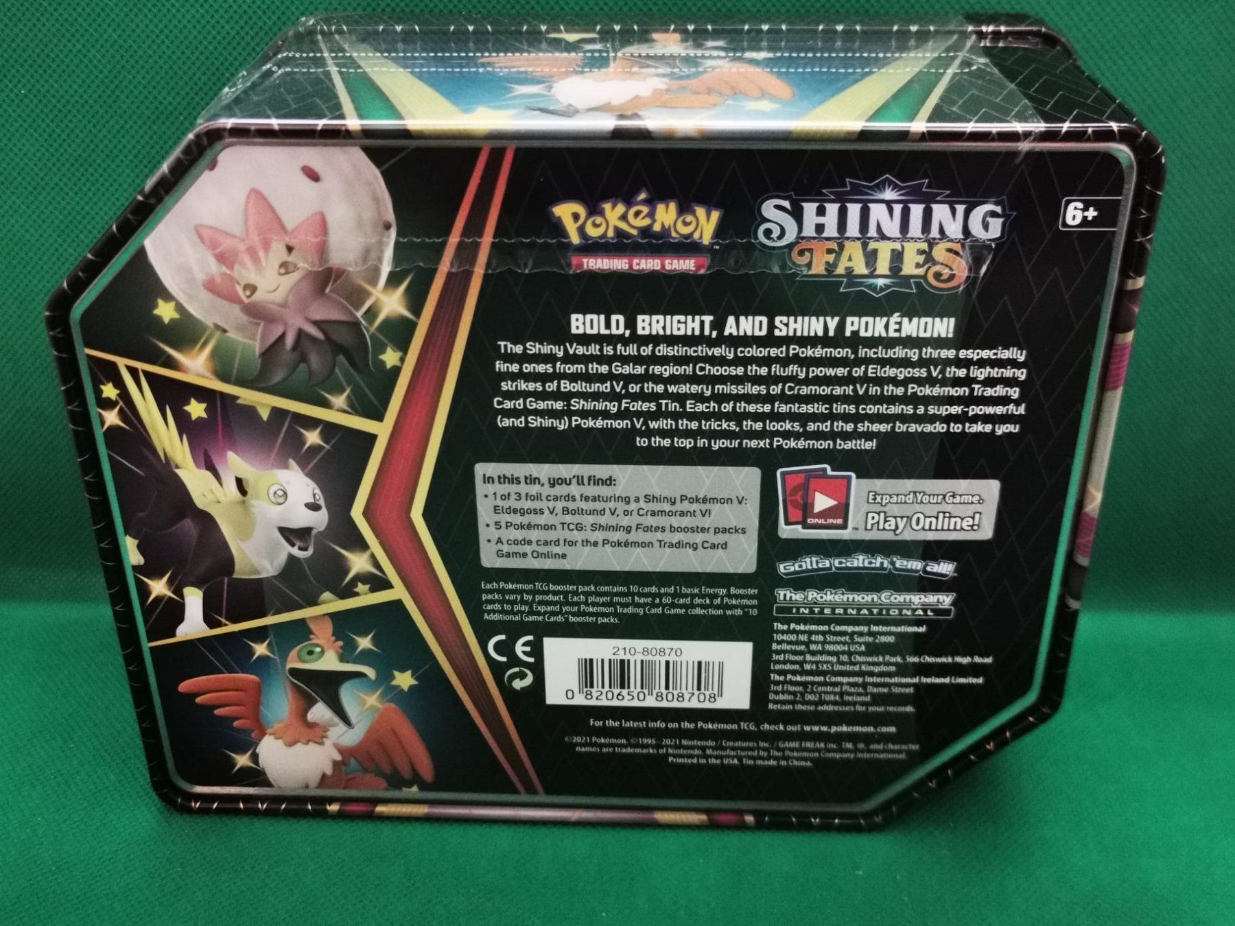 Cartoline: Pokemon Schwert & Schild Shining Fates Eldegoss V Tin Box – Nuovo e nell'imballaggio originale da Opfikon venduto da Yoshis_World 4