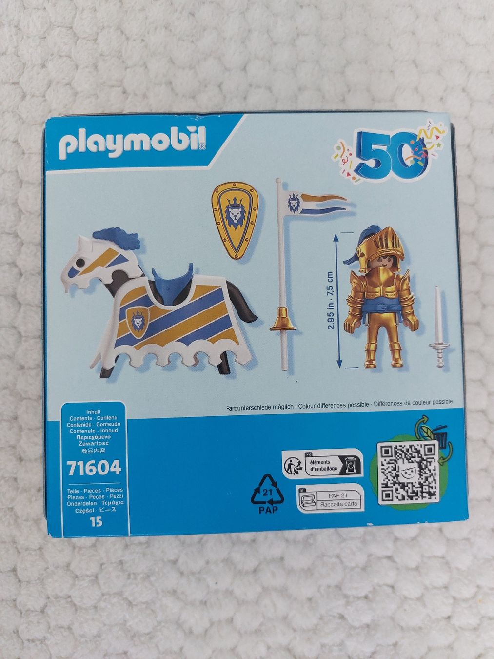 Playmobil Giocattoli: PLAYMOBIL 71604 Jubiläums-Ritter – Nuovo e nell'imballaggio originale da Balterswil venduto da Steineparadies 1