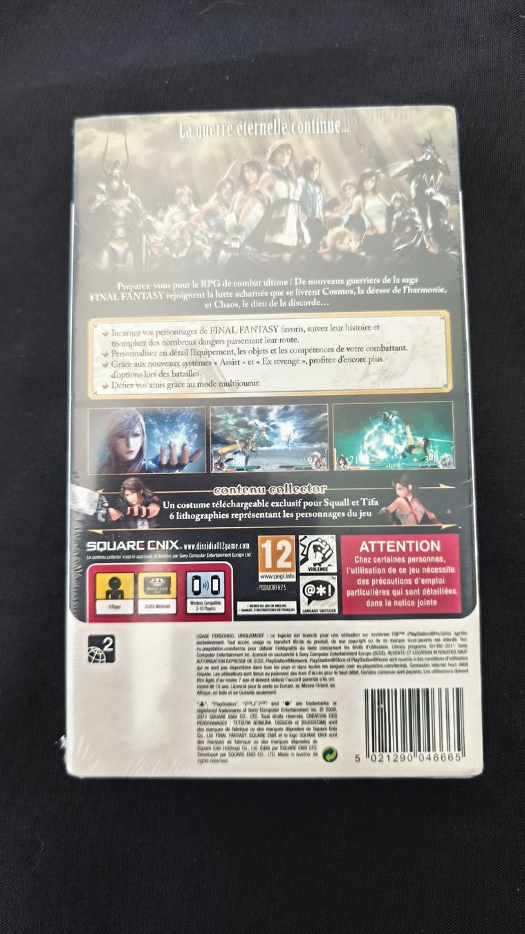 Sony Giochi: Dissidia 012 Final Fantasy - Édition Legacy (PSP) - NEUF – Nuovo e nell'imballaggio originale da Montet (Broye) venduto da Mimsoline 1