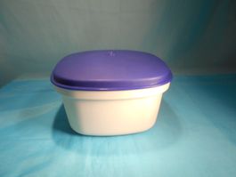 Tupperware Multiserver mit Sieb, blau-weiss