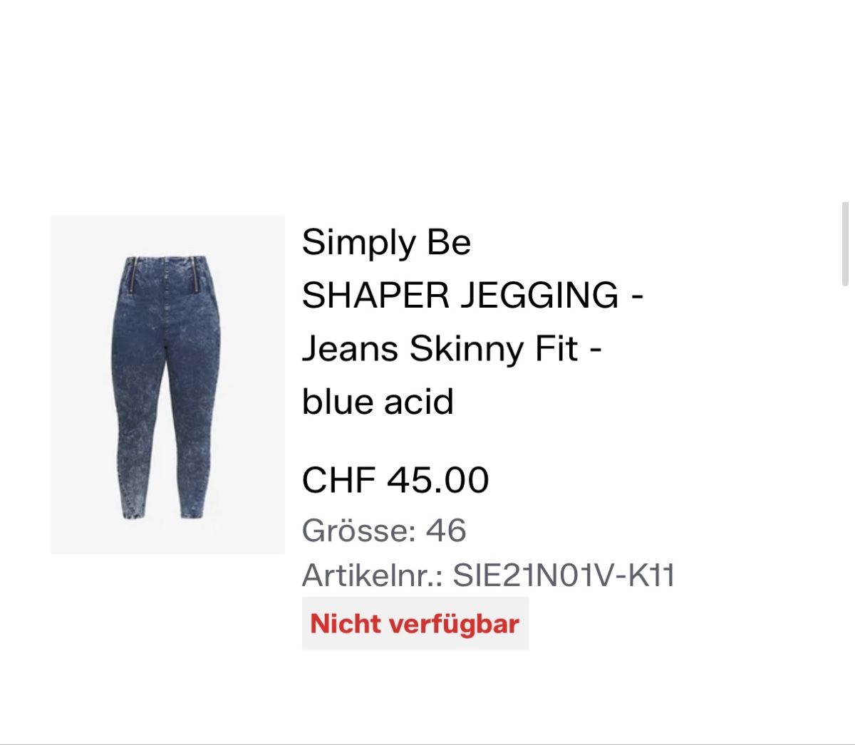 Pantaloni: Jeggings – Usato da Veltheim AG venduto da N377Y 3