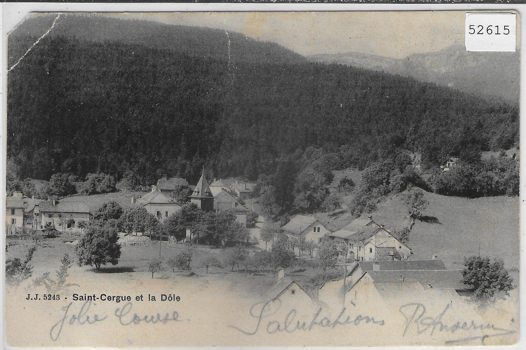 Cartoline postali: Saint-Cergue et la Dole – Difettoso da Ettingen venduto da Kartenplanet