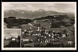 AK Grub /AR, Blick auf Heiden und die Alpen