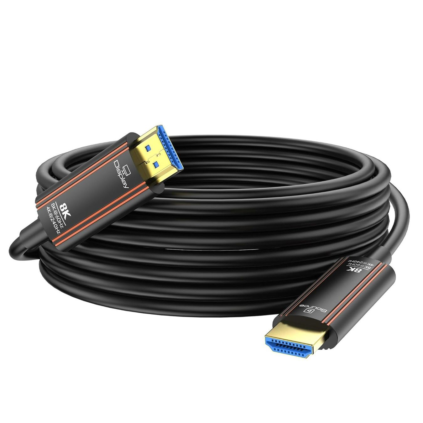 Cavi: Glasfaser HDMI 2.1 Kabel 15m 8K 48Gbps – Nuovo e nell'imballaggio originale da Suhr venduto da SchnapperCH