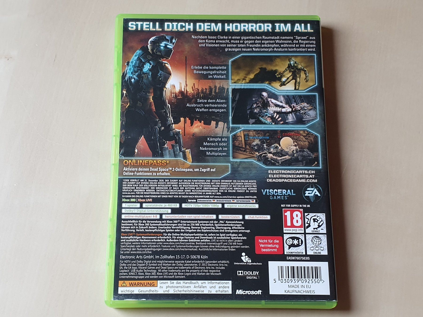 Microsoft Giochi: Dead Space 2 – Usato da Stansstad venduto da collectorsshop 1