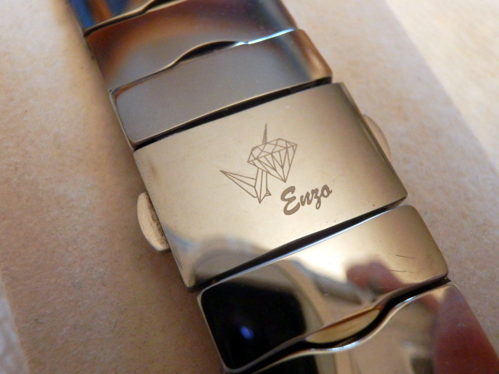 Orologi: Einzigartig, Prototyp, Enzo-Tungsten, Wolfram, Quartz, 35mm – Usato da Ueberstorf venduto da dinbau 4