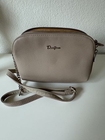 David Jones Handtasche, beige, neuwertig, Top Zustand!