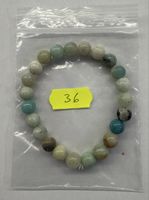 Naturstein Amazonit Armband, elastisch, neu.-
