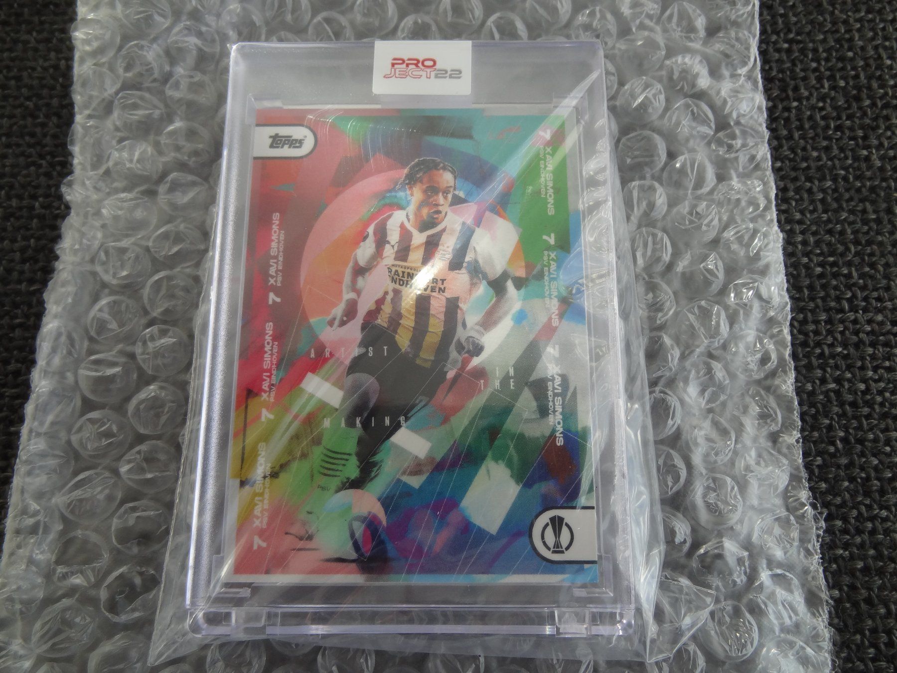 Topps Carte collezionabili: topps Project 22 XAVI Simons Trading Card – Nuovo e nell'imballaggio originale da Lyss venduto da Famicom