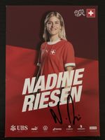 Autogramm Nadine Riesen Fussball Frau Nationalteam Schweiz s