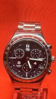 Swatch Fearless Irony Chronograph Stainless Steel 