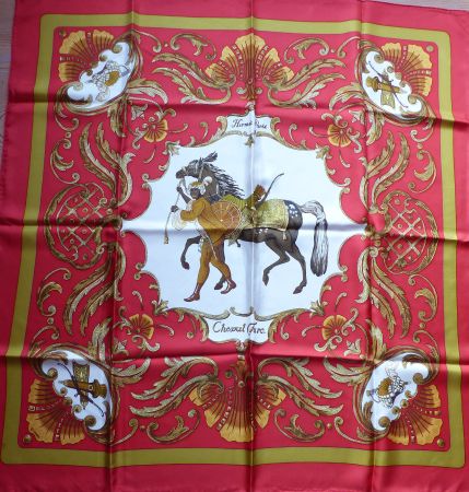 Hermès Foulard "Cheval Turc" inkl. Box