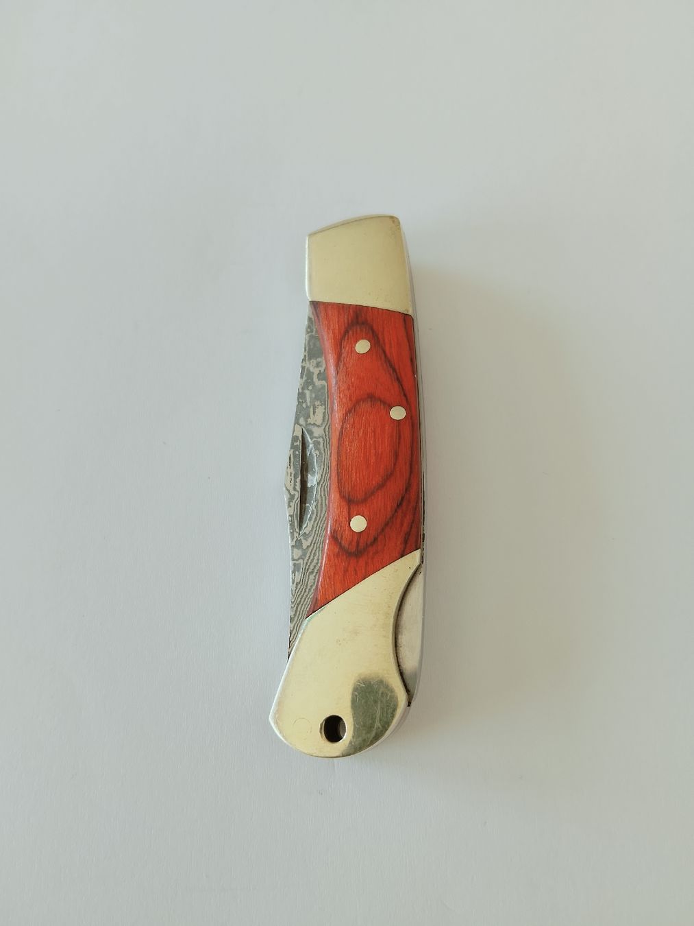 Taschenmesser: Neues Sackmesser Damaststahl klinge  – Neu (gemäss Beschreibung) aus Biel/Bienne von Vintage-timearts 3
