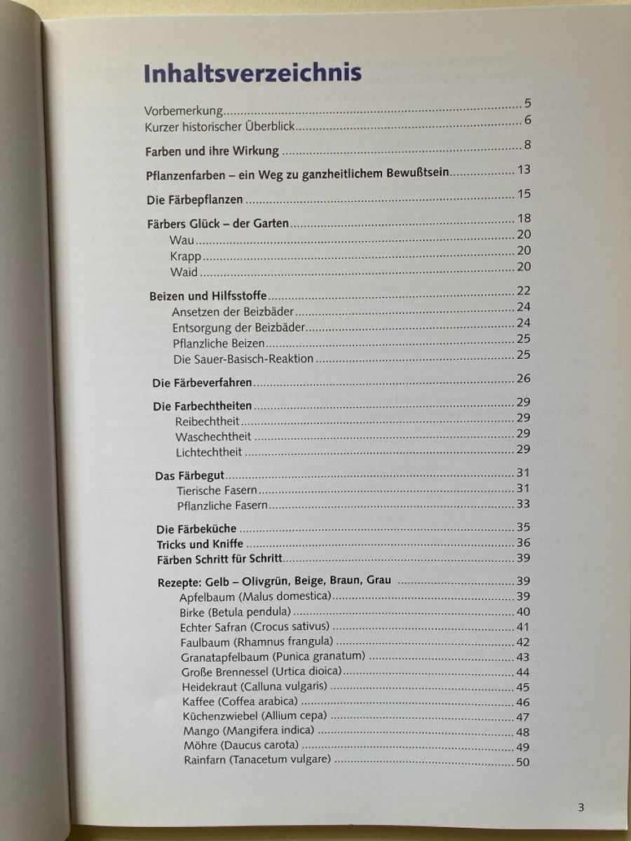 Libri: Färben mit Pflanzen ökobuch – Usato da Zürich venduto da 000rk 2