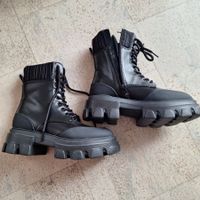 Schwarze Boots Gr. 37 - Neu von Catwalk