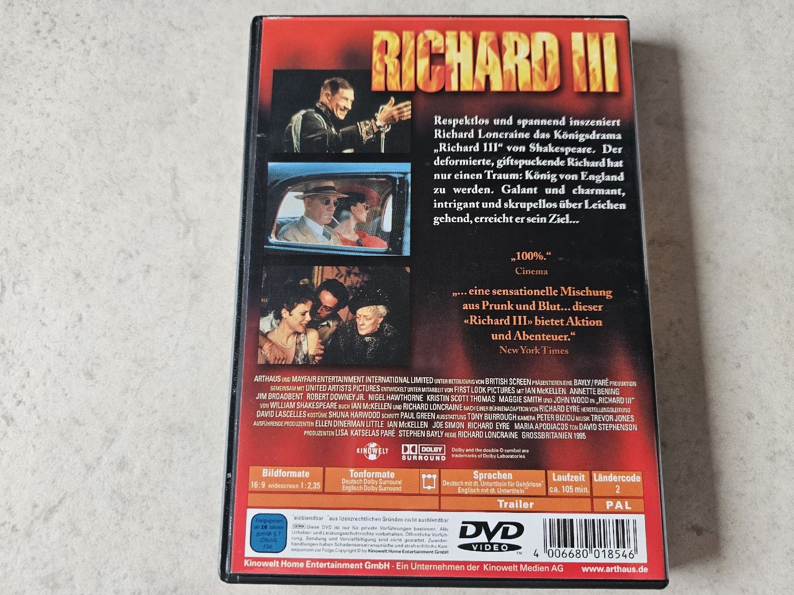 Tutti i DVDs: Richard lll  /  Arthaus – Usato da Schneisingen venduto da backstore24 1