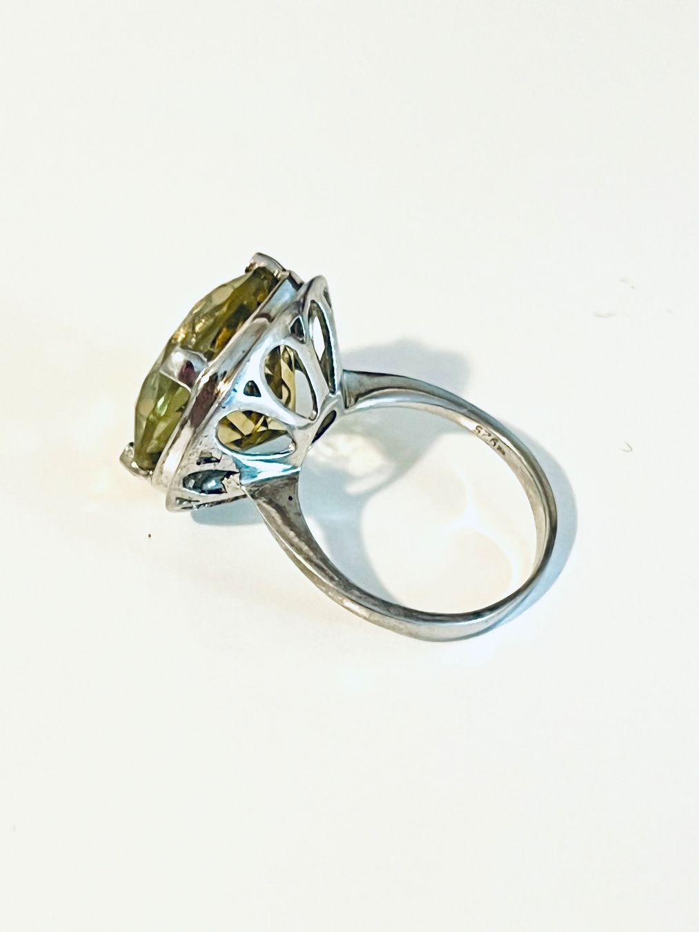Anelli: Citrine Sterling Silver Ring – Nuovo (secondo la descrizione) da Rüschlikon venduto da topswissvintage 4