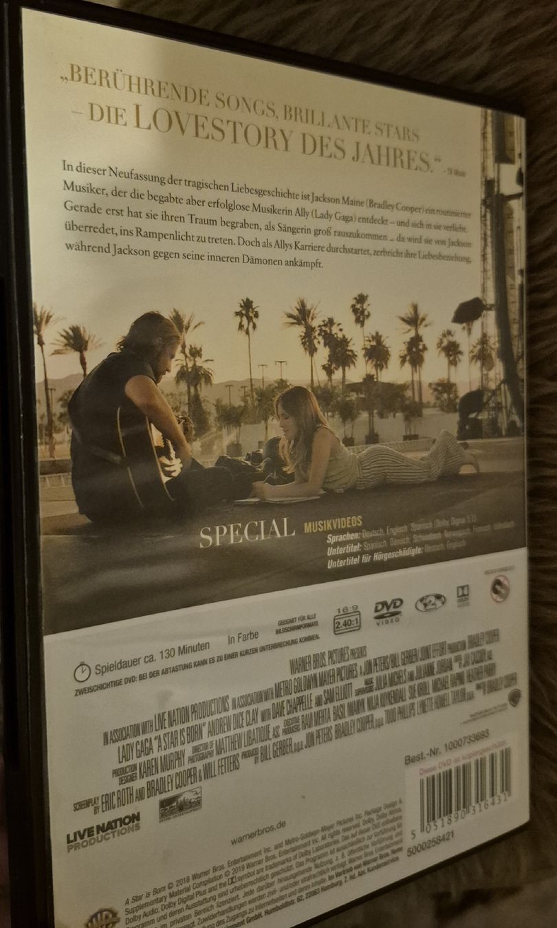 Tutti i DVDs: A Star is born (ab 12) – Usato da Adliswil venduto da cha_fq9f 4
