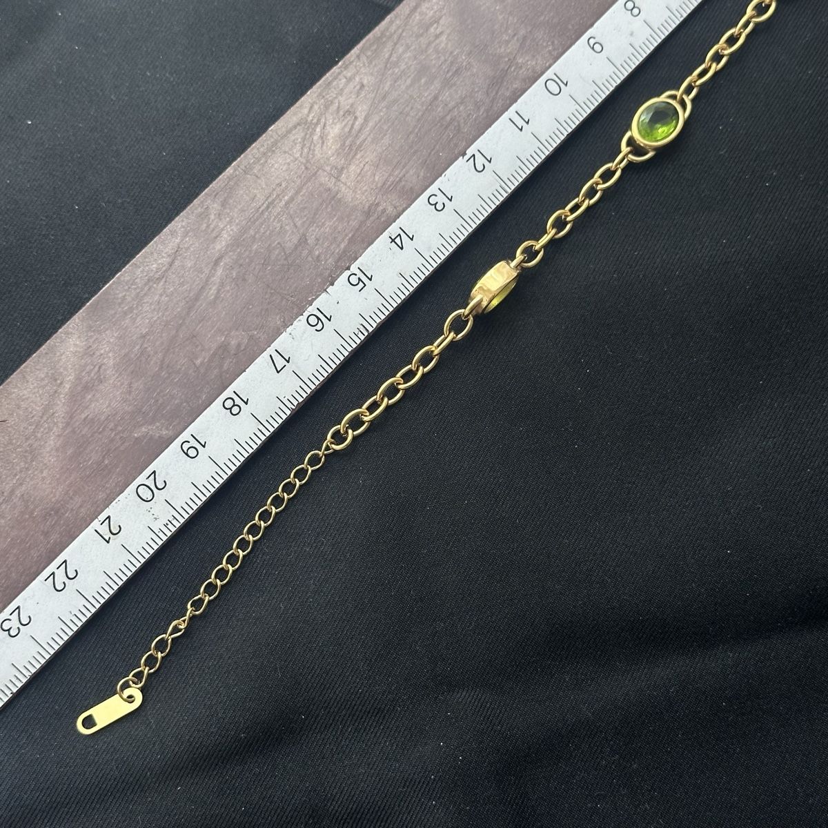 Armbänder & -reifen: Wunderschöne 18KGP Peridot Armkette – Neu (gemäss Beschreibung) aus Givisiez von dor_xb9k 2
