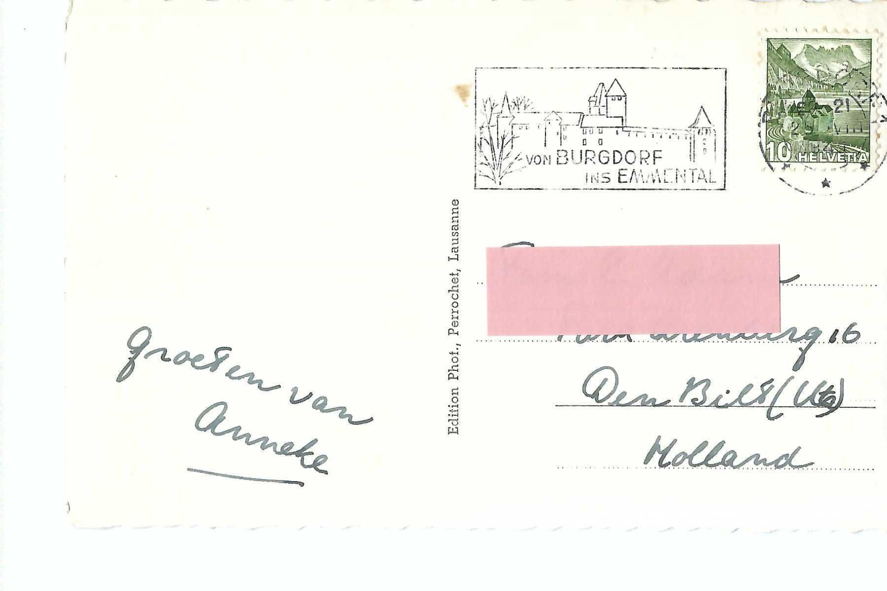 Cartoline postali: Burgdorf Marktplatz 1947 – Usato da Thun venduto da 44wart 1