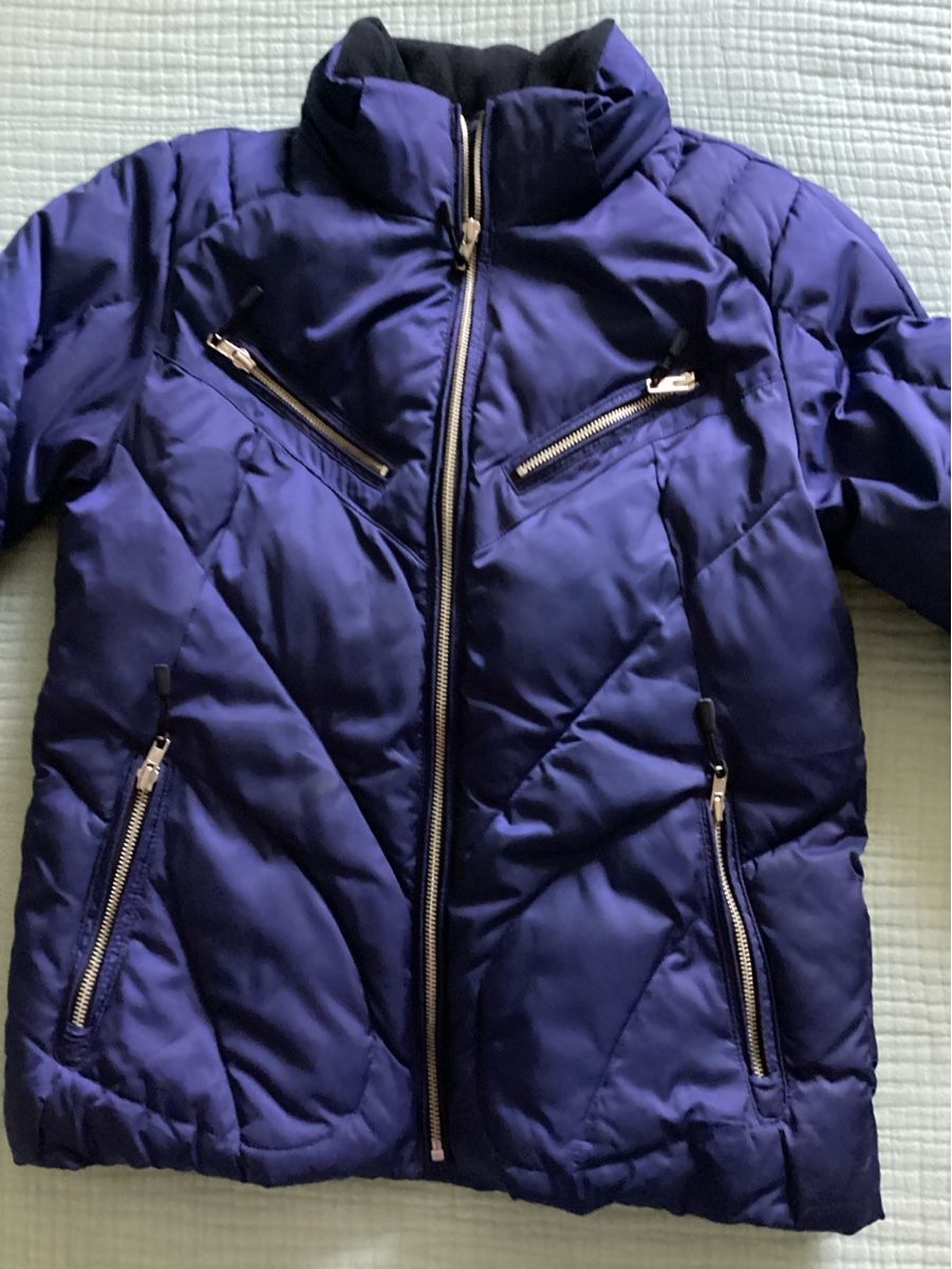 Giacche: Steppjacke Style & Co.blau mit eingebauter Kapuze Grösse S – Usato da Nunningen venduto da Vintage59 4