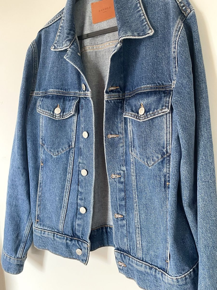Sandro Giacche: SANDRO Paris Designer Jeansjacke – Usato da Uster venduto da AlabasterOne 4