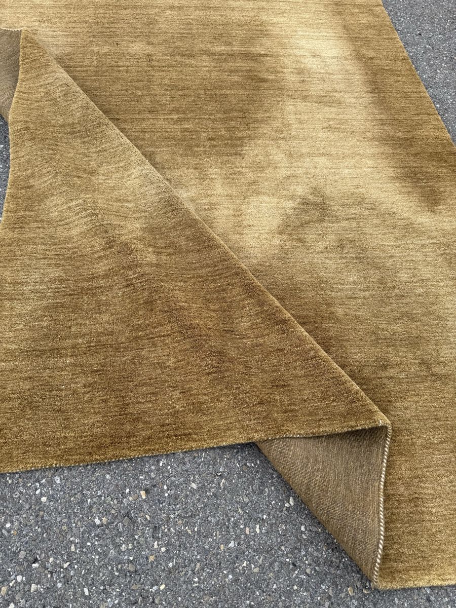 Gabbeh Tappeti: Orientteppich goldbraun 295x247.xm – Usato da Büron venduto da Filadefia-888 2