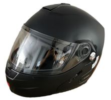 NOLAN Motorradhelm schwarz matt Classic N-COM Grösse XS