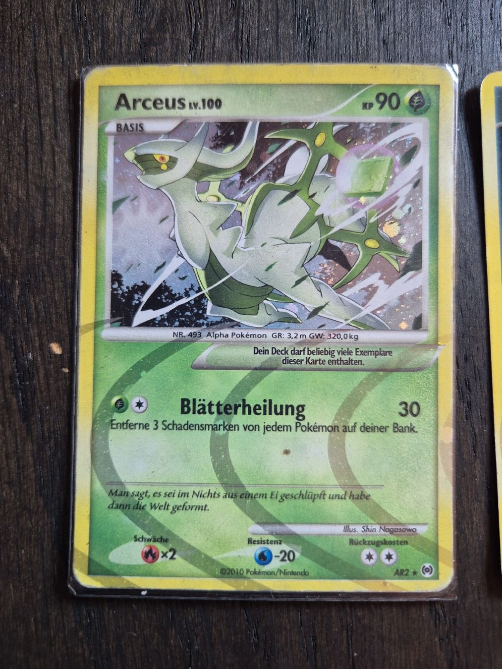 Pokémon Carte collezionabili: Pokemon - Arceus AR 1&2 holo – Usato da Subingen venduto da mattkum 1