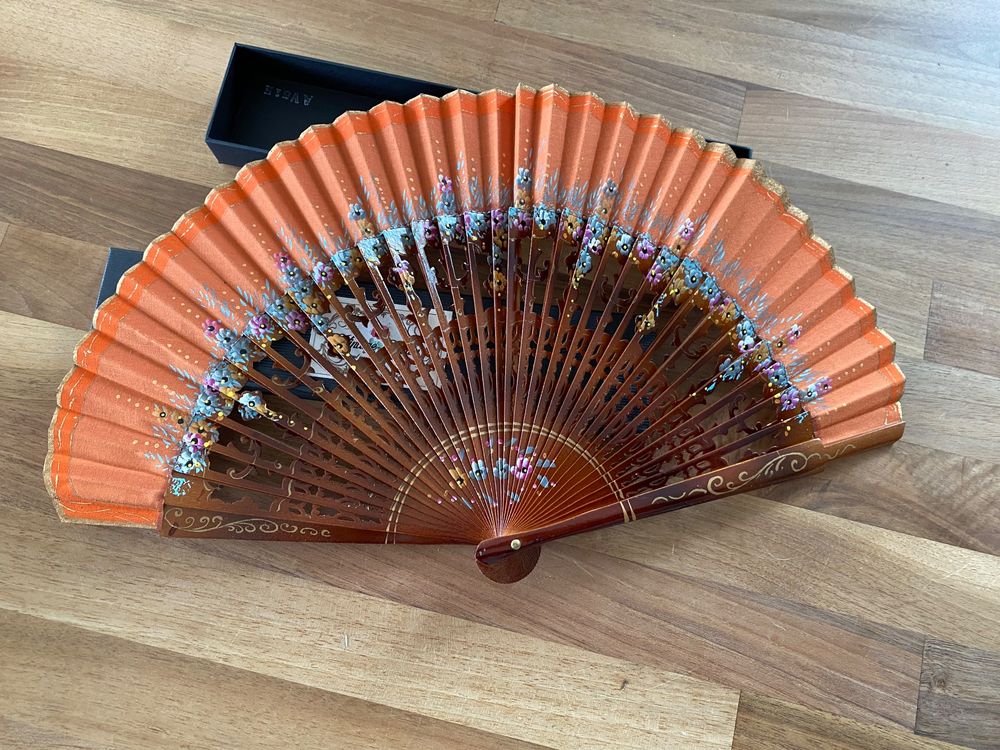 50 Fächer / Handfächer Creme Für Hochzeit Oder Sommerparty (Neu Und Originalverpackt) In - Foto 4