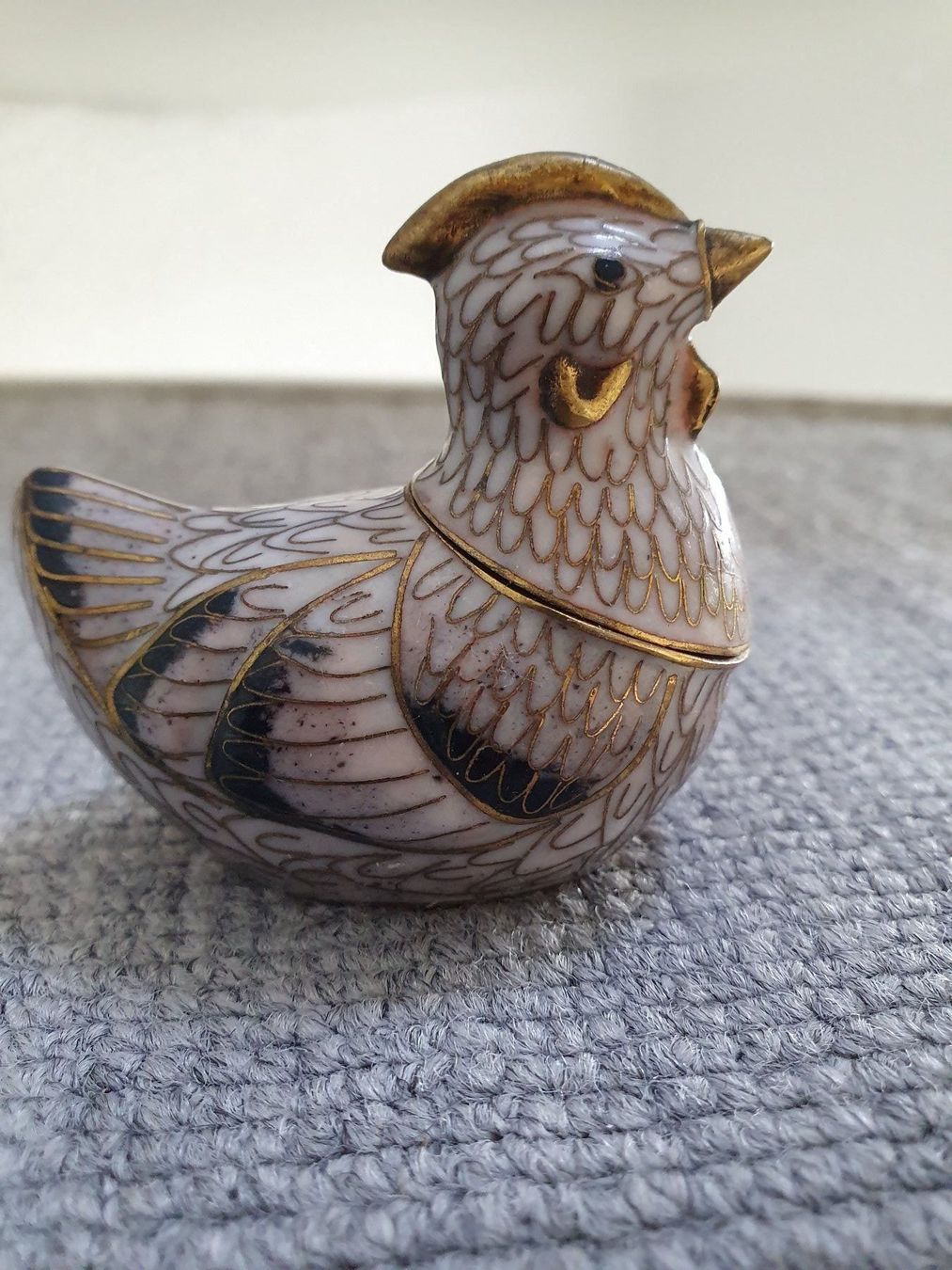 Alle Dekorationen: Cloisonné Vogel als Dose – Gebraucht aus Glattfelden von sessa123 2