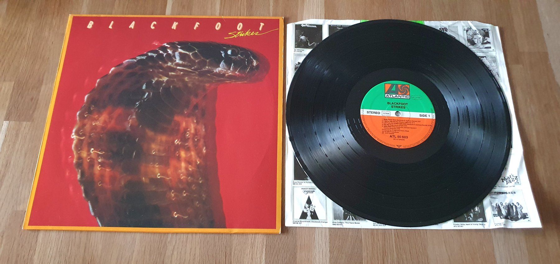 Dischi in vinile: SOUTHERN ROCK: BLACKFOOT, Strikes, LP, MINT- – Usato da Kreuzlingen venduto da Cdschlumpf