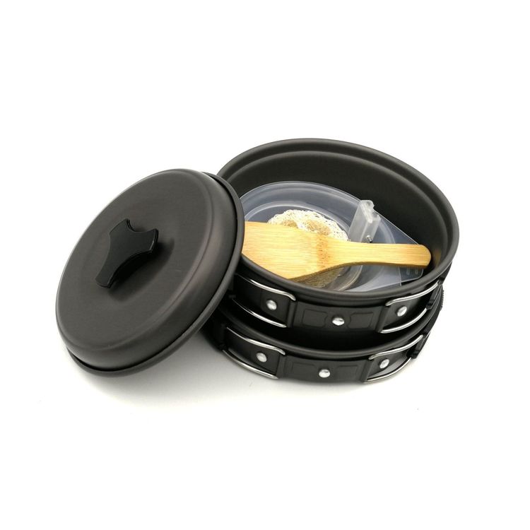 Kit d'ustensiles de cuisine de Camping en alum... - Grandado