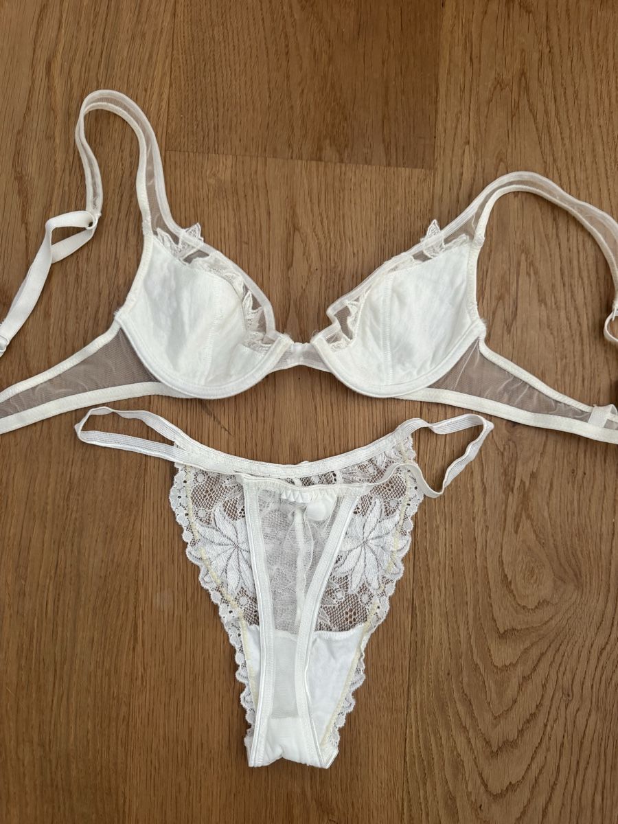La Perla Altra biancheria intima: La Perla Lingerie Set Weiss Spitze Groesse 70A – Usato da Solothurn venduto da jgu_xfz2 2