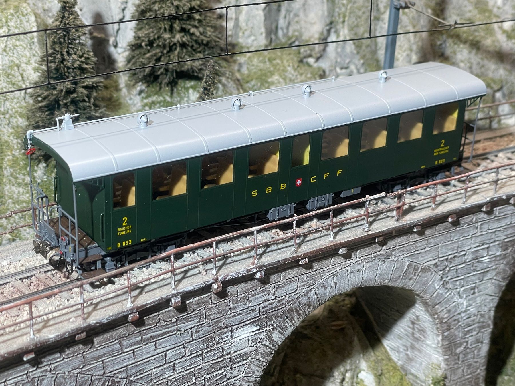 HRF Modellini di ferrovie: HRF, Brünig B 823 – Nuovo (secondo la descrizione) da Krummenau venduto da ferrotech 3
