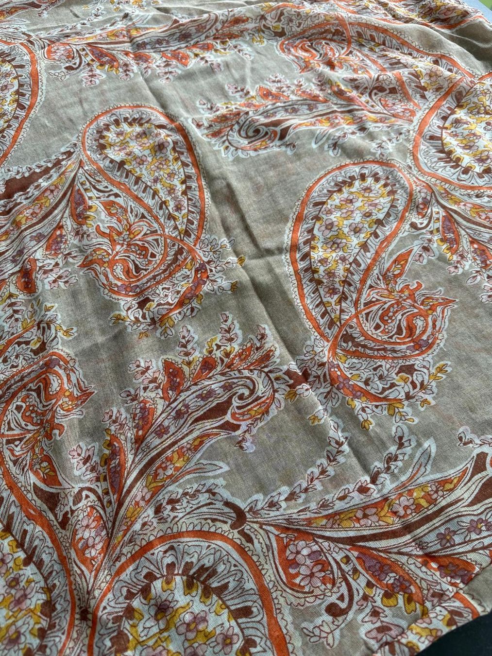 Foulard & Sciarpe: Pinuk Schal, beige/orange – Usato da Olten venduto da MattRed 3
