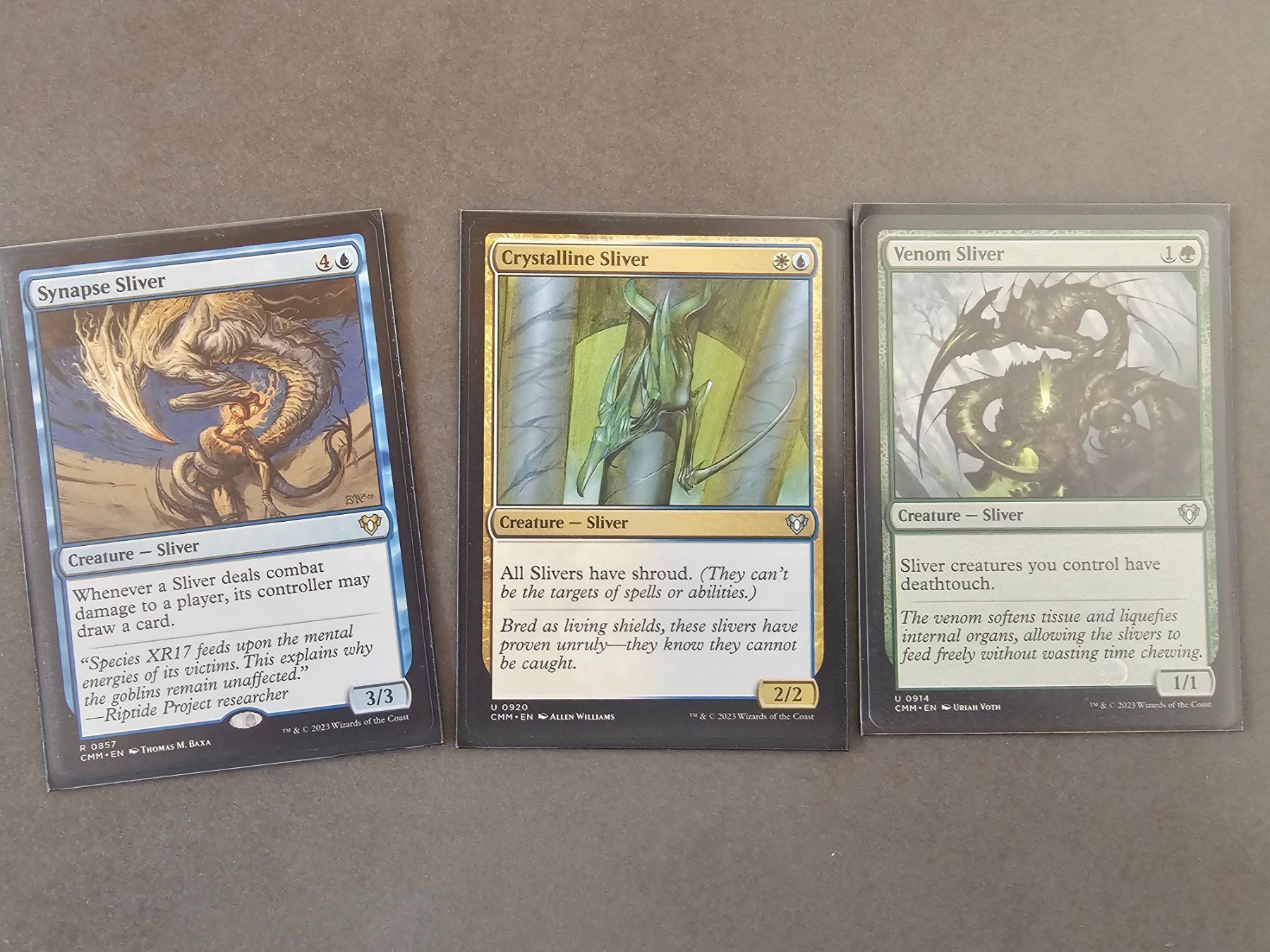 Magic The Gathering Sammelbilder & Trading cards: Magic the Gathering Sliver Bundle (9 rare + 2 uncommon) – Neu (gemäss Beschreibung) aus Läufelfingen von struuub92 2