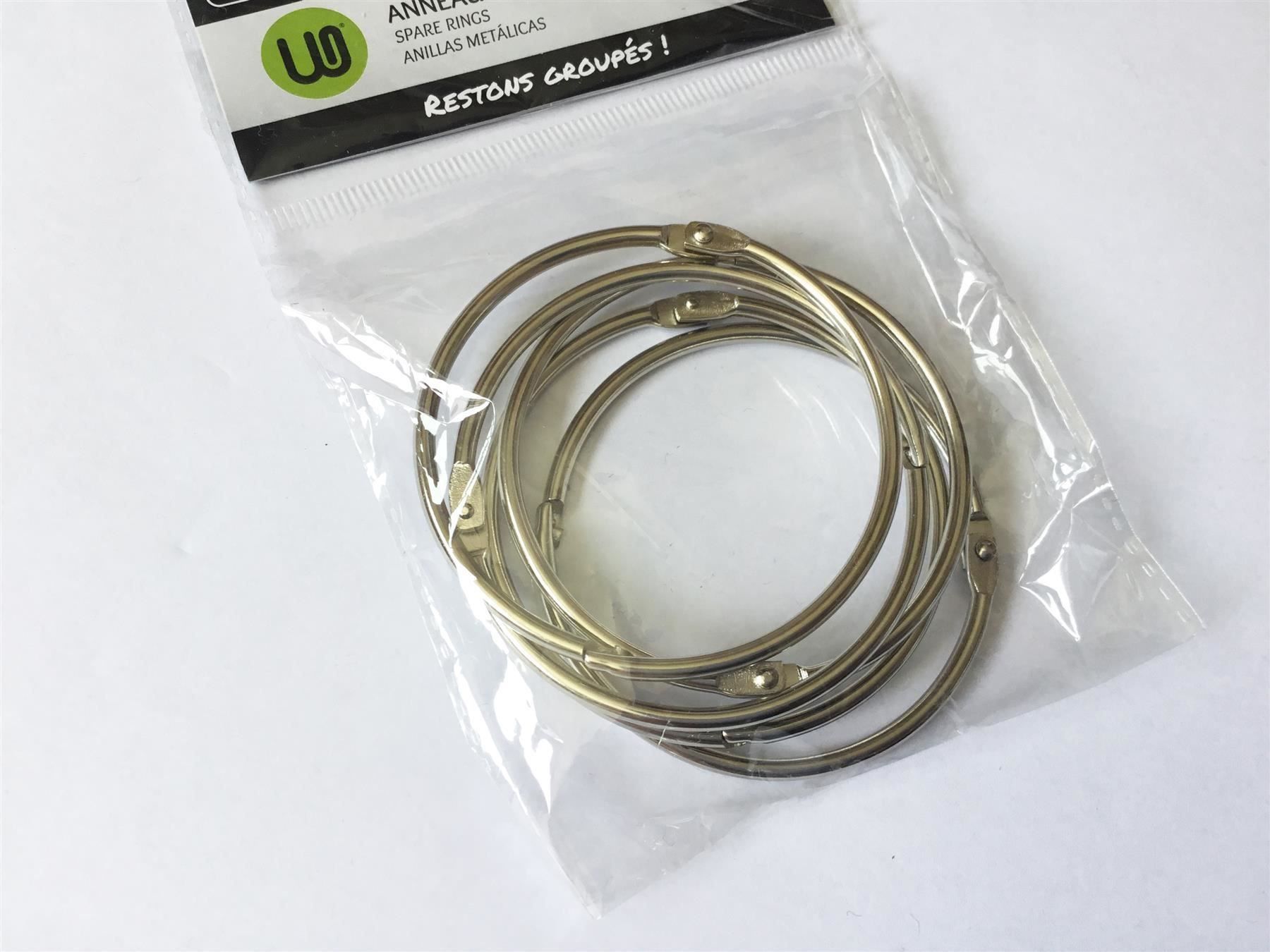 Bindegeräte: Heftringe, 5 Stück, 64 mm, Metall – Neu und originalverpackt aus St. Gallen von cointec 3