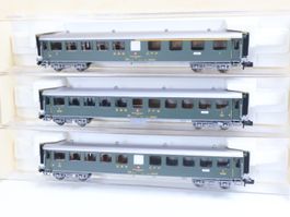 Fleischmann 3 x SBB Personenwagen Set - 8138/39K
