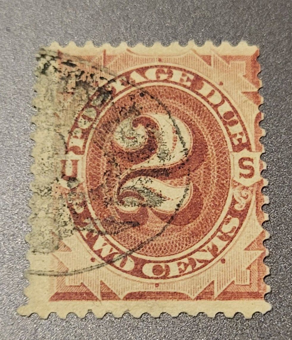 Alle Briefmarken: USA 1879-91 alte postage due briefmarke – Gebraucht aus St Gallen von Stampsalshobby