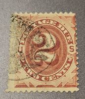 USA 1879-91 alte postage due briefmarke