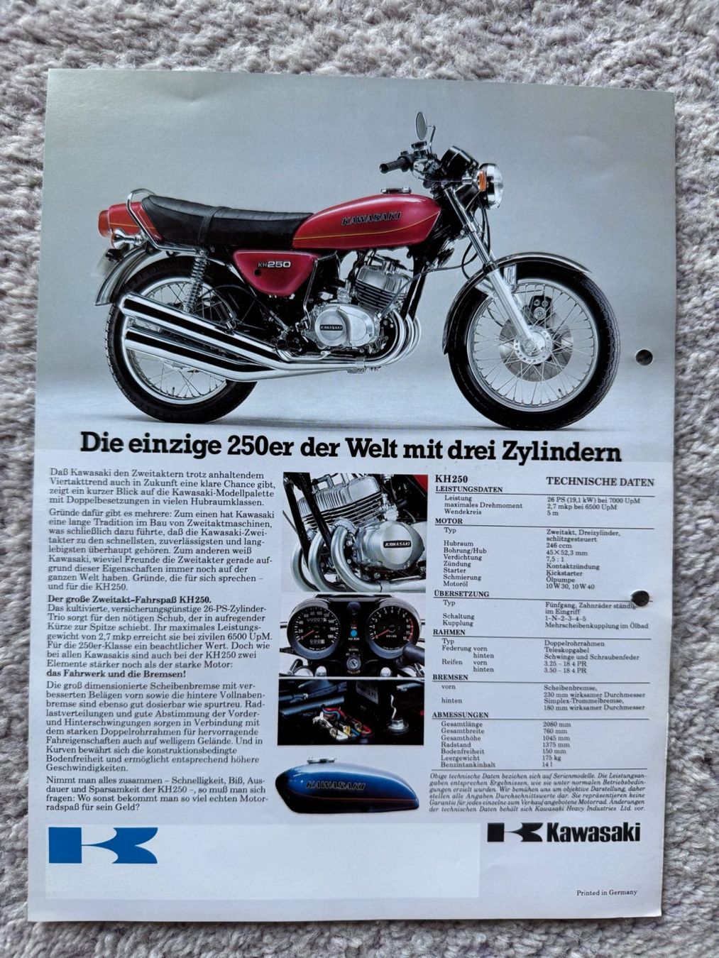 Kawasaki Strada: Kawasaki KH 250 – Usato da Morrens VD venduto da kawah2 1