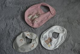 Lätzchenset Baby - 1x neu/2x Top Zustand